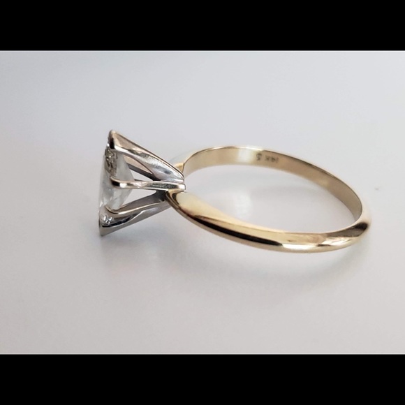 .74 ct Marquise cut diamond ring - Picture 5 of 5